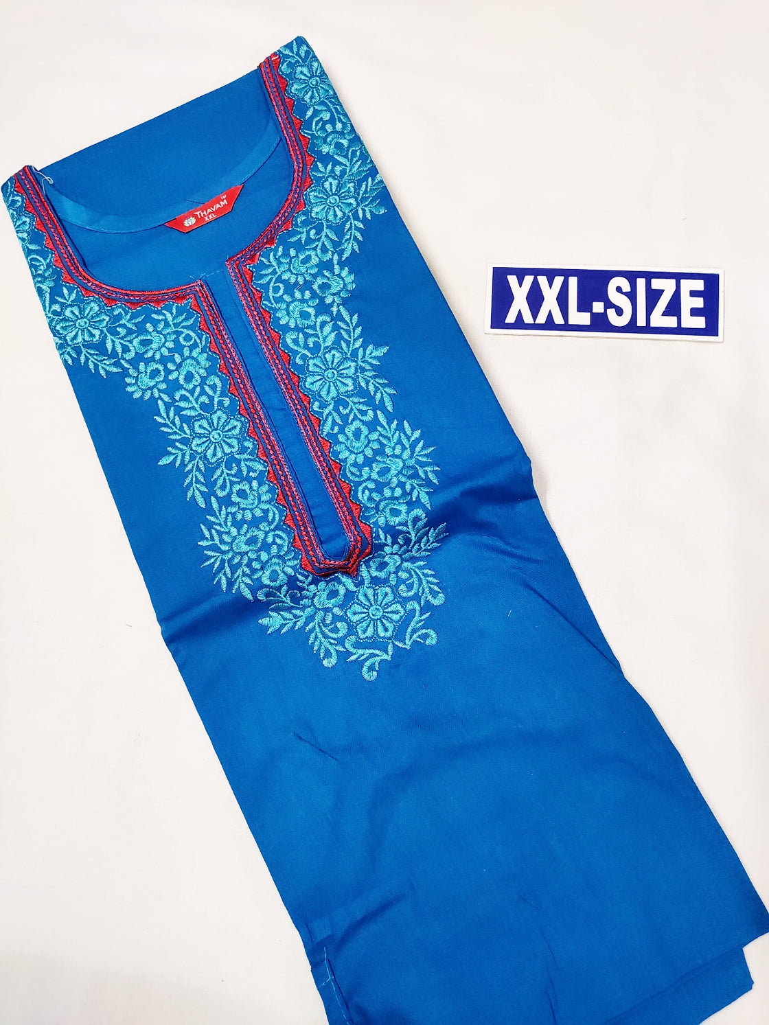 Thavam Cotton Embroidery Nighty XXL- TE309