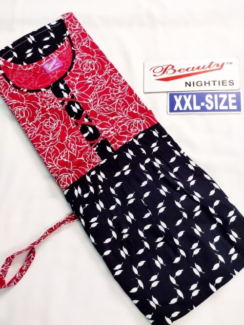 Beauty Branded Puff sleeve Frock Model Nighties