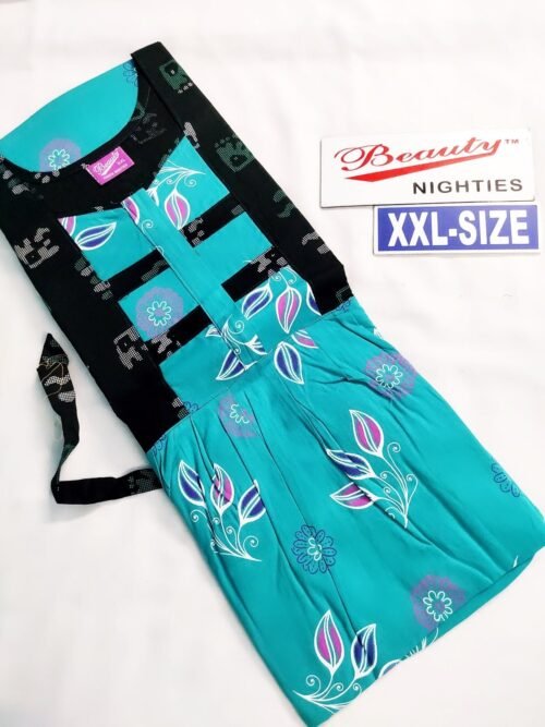 Beauty Branded Puff sleeve Frock Model Nighties