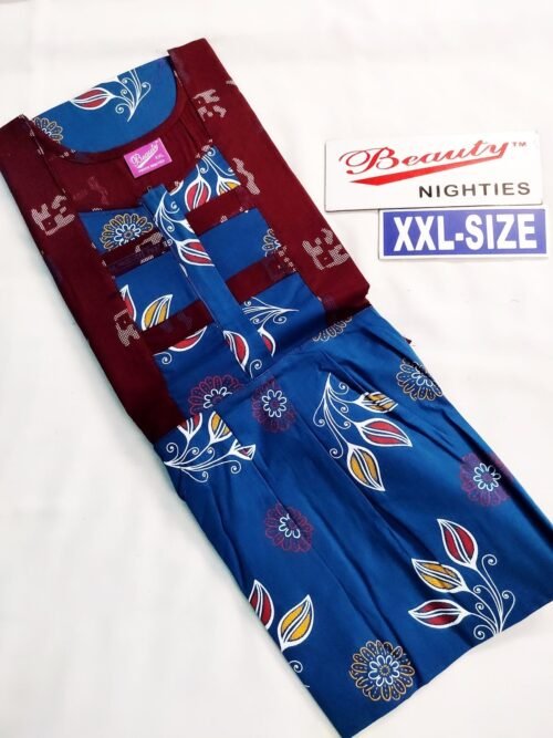 Beauty Branded Puff sleeve Frock Model Nighties