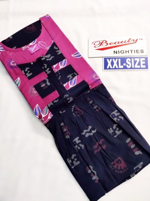 Beauty Branded Puff sleeve Frock Model Nighties