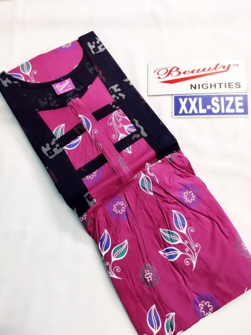 Beauty Branded Puff sleeve Frock Model Nighties