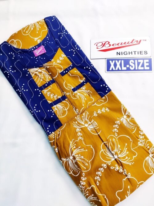 Beauty Branded Puff sleeve Frock Model Nighties