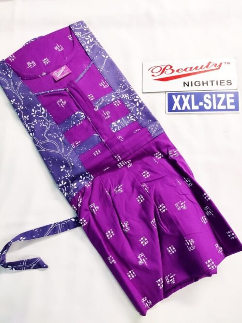 Beauty Branded Puff sleeve Frock Model Nighties