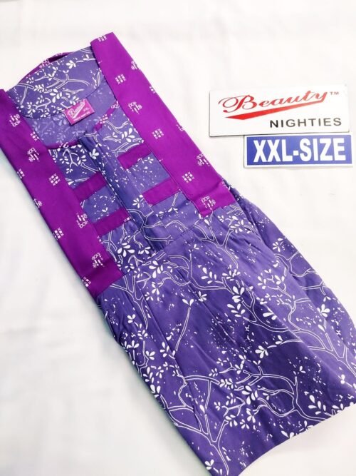 Beauty Branded Puff sleeve Frock Model Nighties