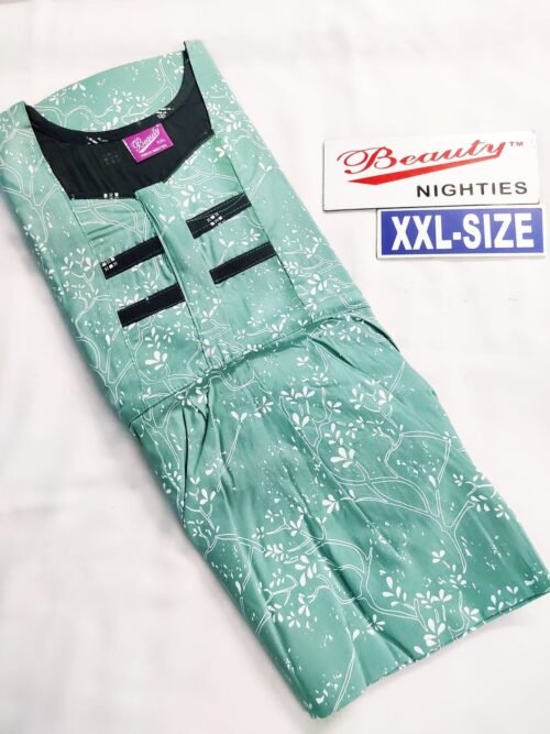 Beauty Branded Puff sleeve Frock Model Nighties