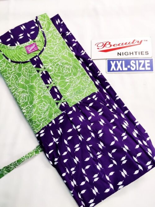 Beauty Branded Puff sleeve Frock Model Nighties