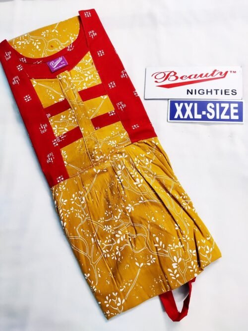 Beauty Branded Puff sleeve Frock Model Nighties