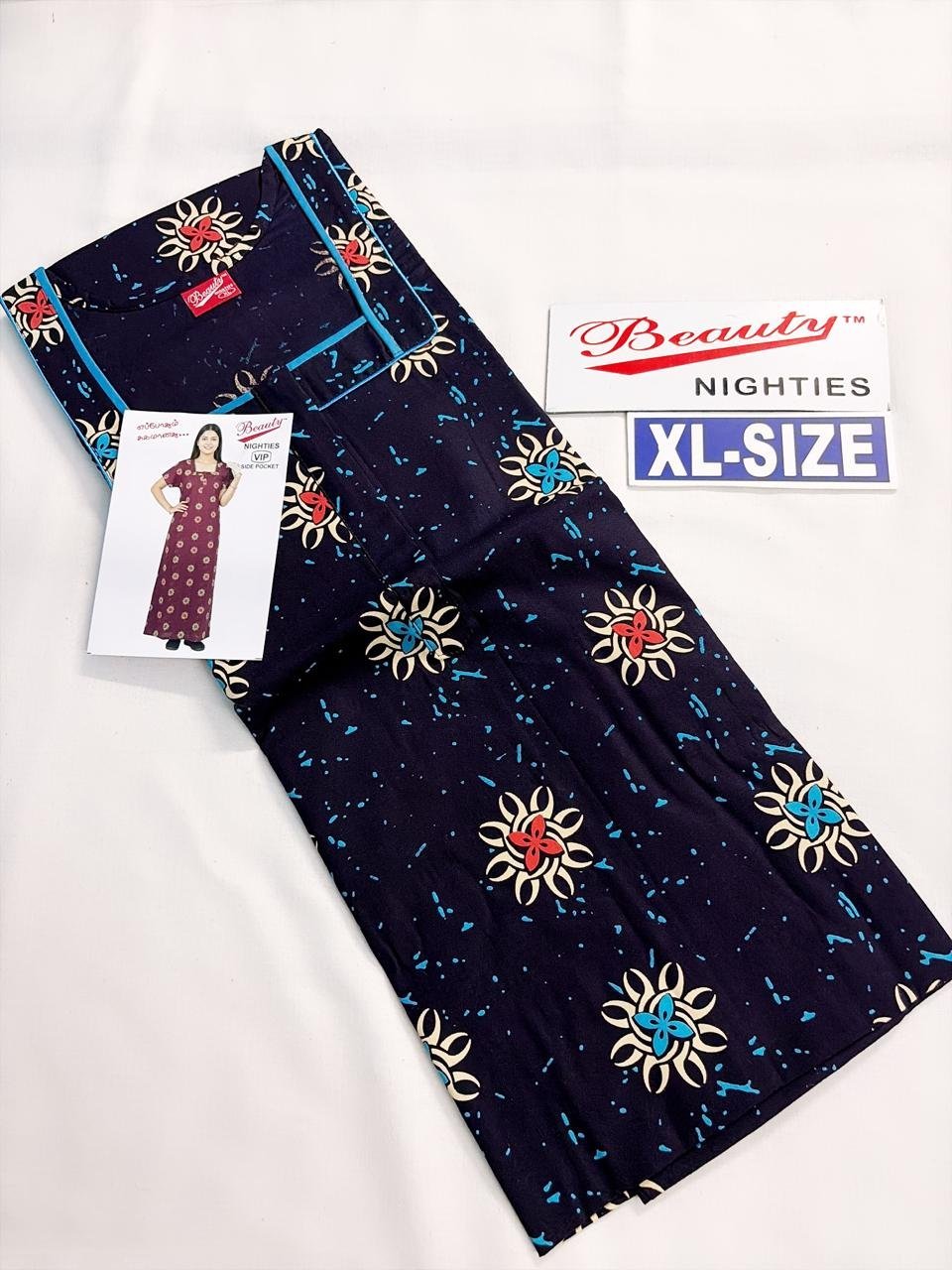 UP007- Beauty Unique Pattern Nighty