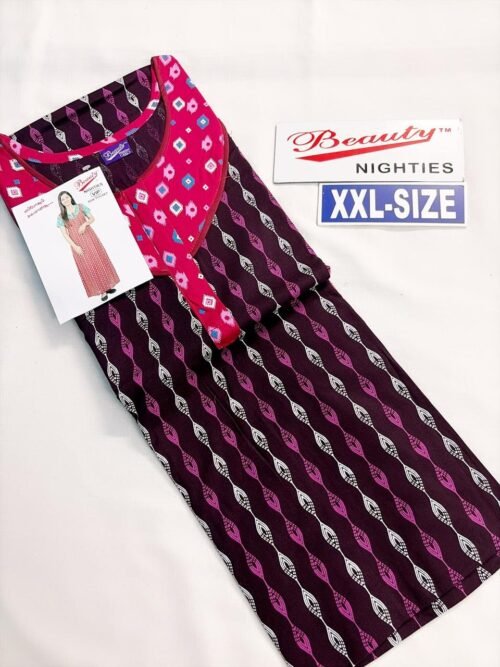 UP018- Beauty Unique Pattern Nighty