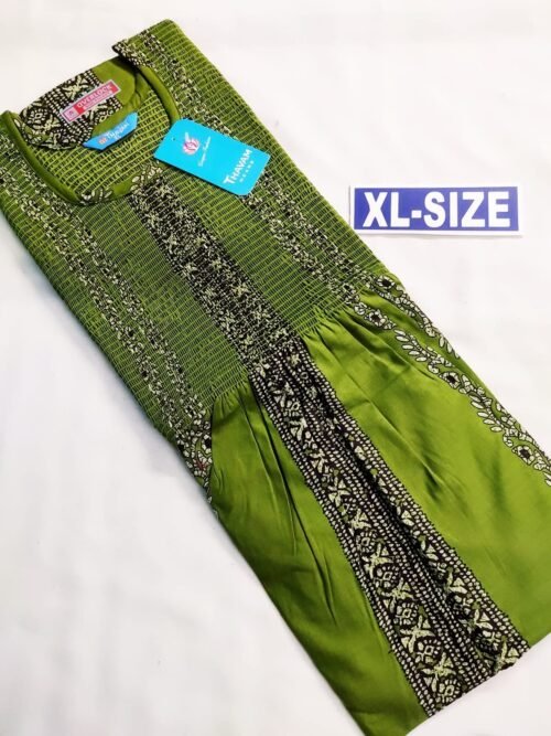 SMF-035 Vikas Smocking Frock Model Nighty