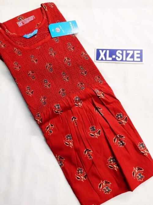 SMF-036 Vikas Smocking Frock Model Nighty