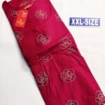 coat model feeding Nighty Red flower pattern