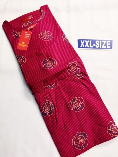 coat model feeding Nighty Red flower pattern