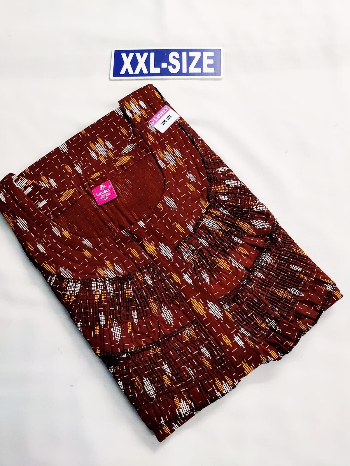 DF-057 Lovely Branded Double Frill Nighty