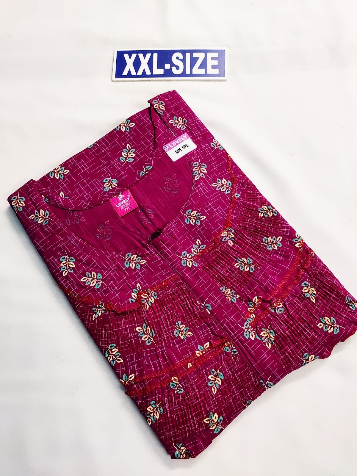 DF-048 Lovely Branded Double Frill Nighty