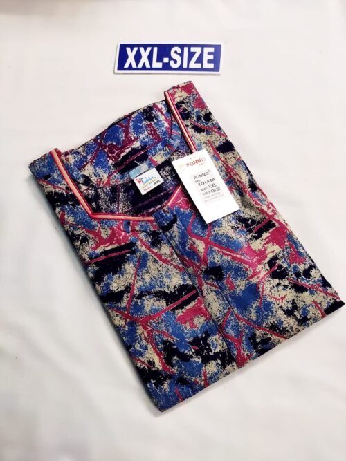 Ponnis Premium Quality Nighty Blue Color