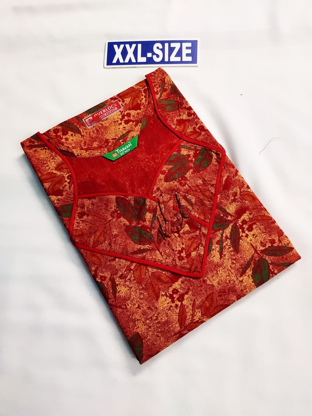 Thavam 60 Inches Height Nighty Orange Color