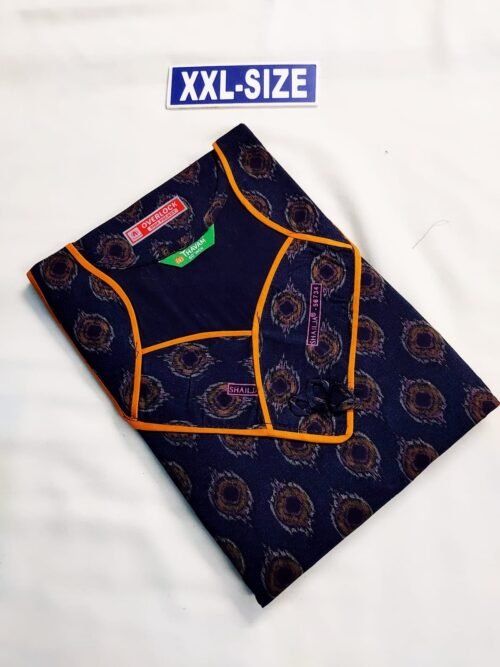 Thavam 60 Inches Height Nighty Blue Color