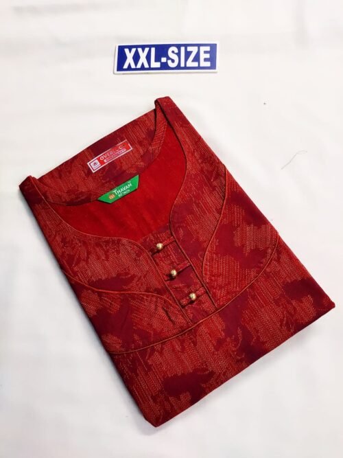 Thavam 60 Inches Height Nighty Red Color