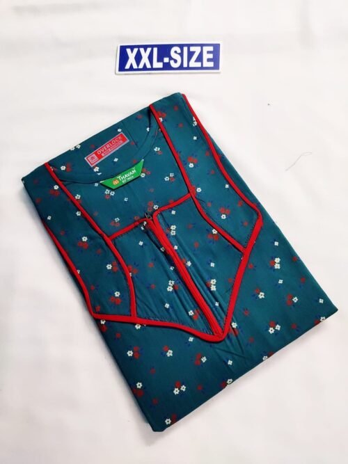 Thavam 60 Inches Height Nighty Blue Color