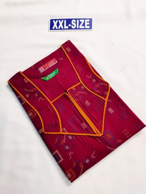 Thavam 60 Inches Height Nighty Pink Color