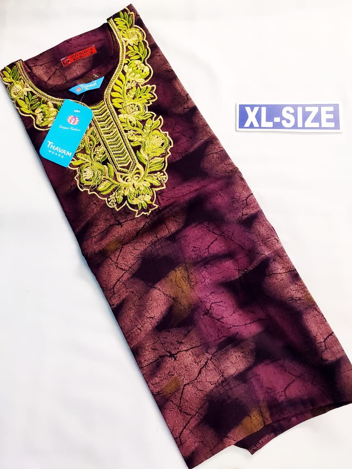 Thavam Embroidery Premium Quality Nighty