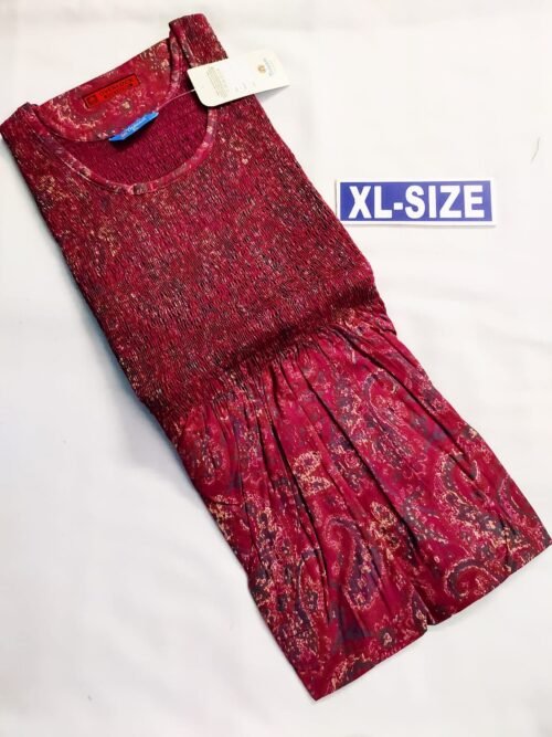 Thavam Smocking Frock Model Nighty