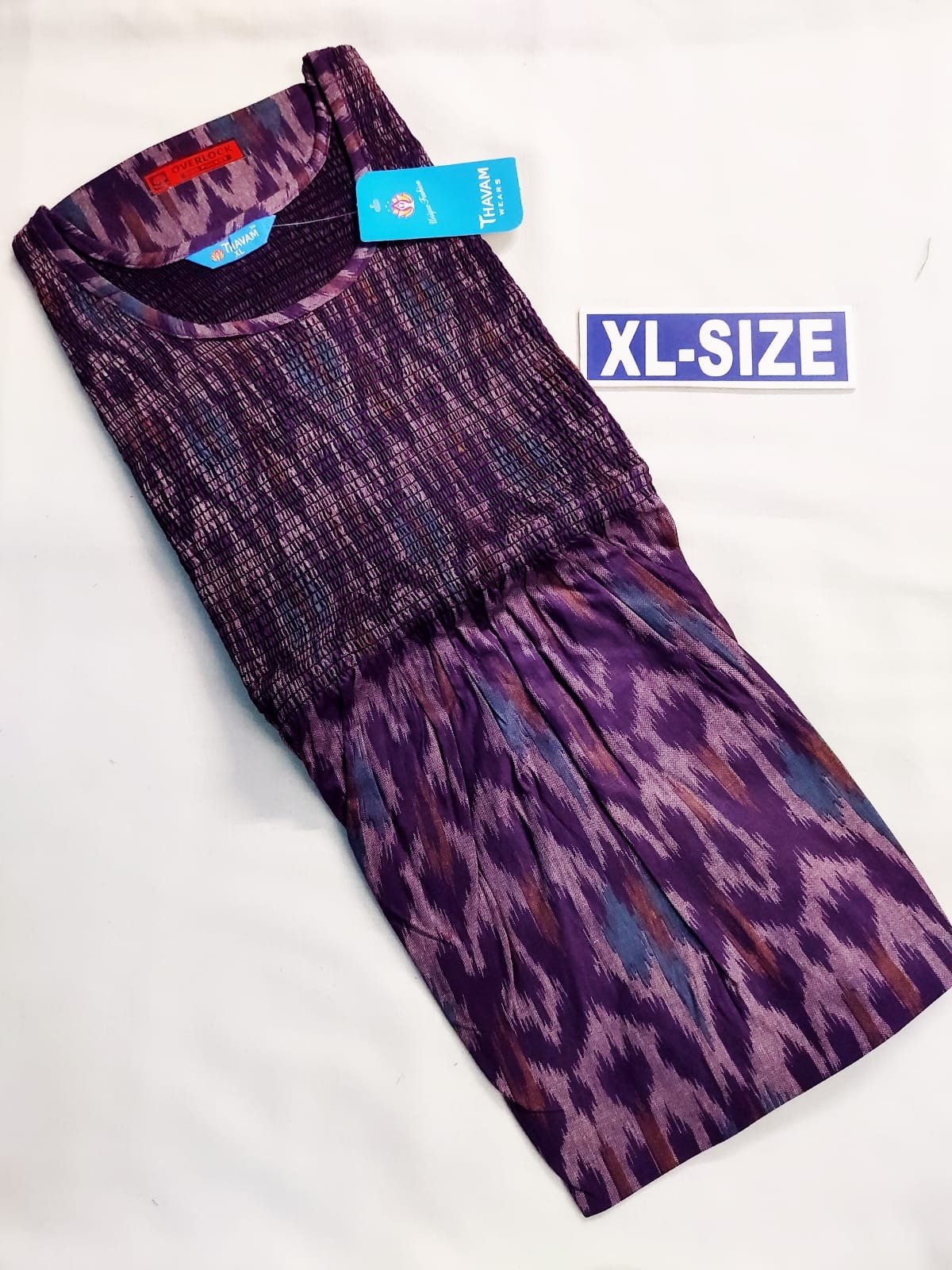 Thavam Smocking Frock Model Nighty