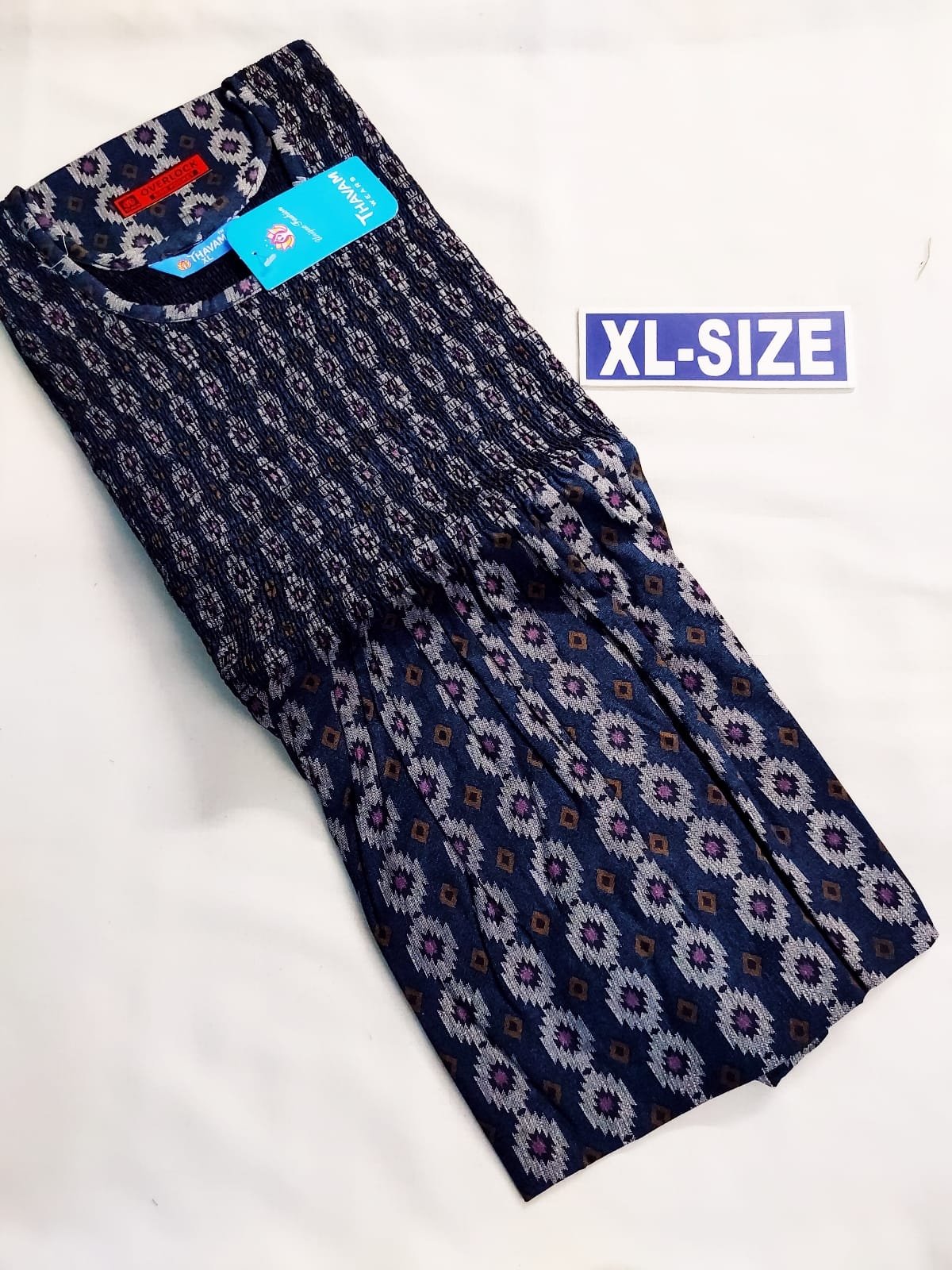 Thavam Smocking Frock Model Nighty