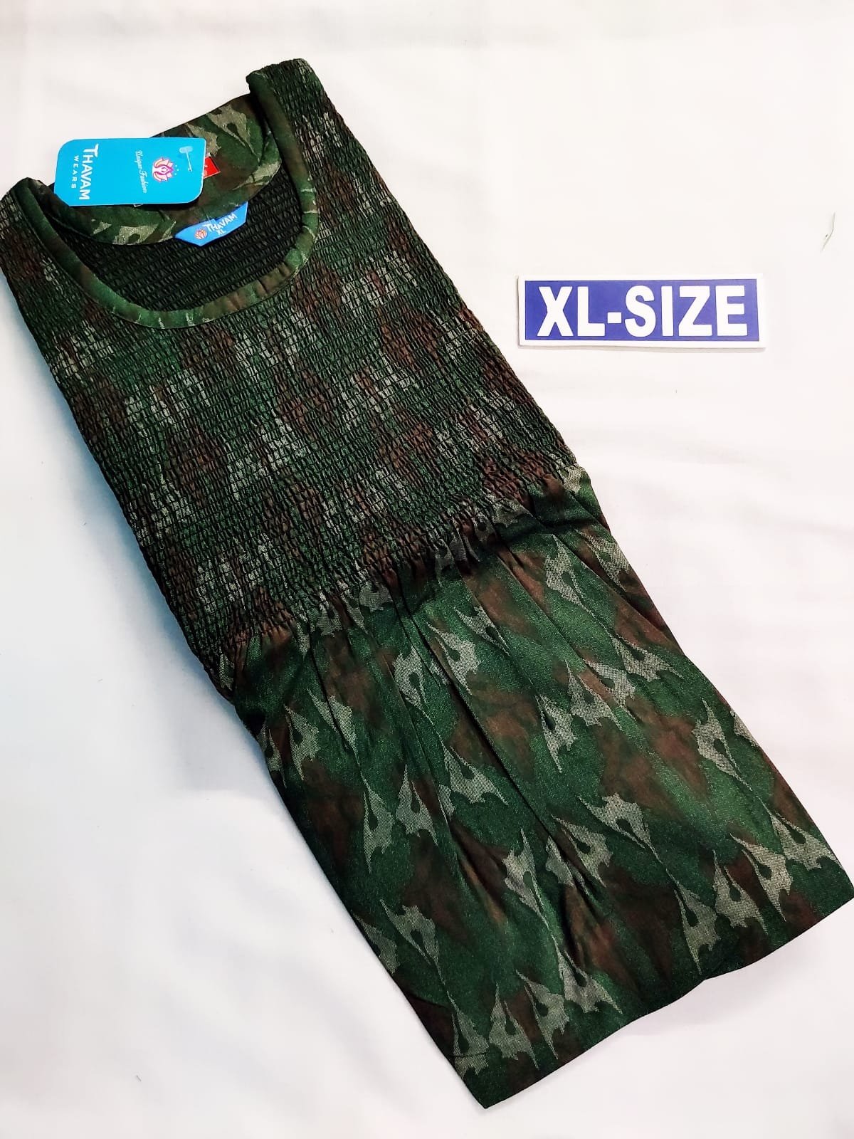 Thavam Smocking Frock Model Nighty