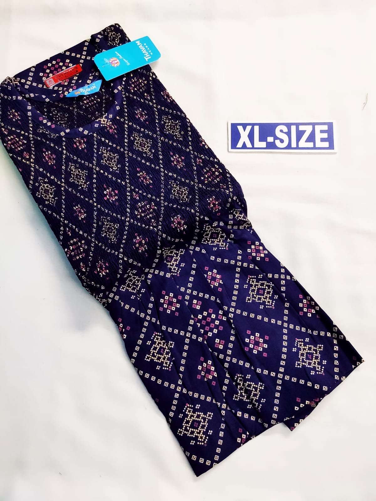 Thavam Smocking Frock Model Nighty