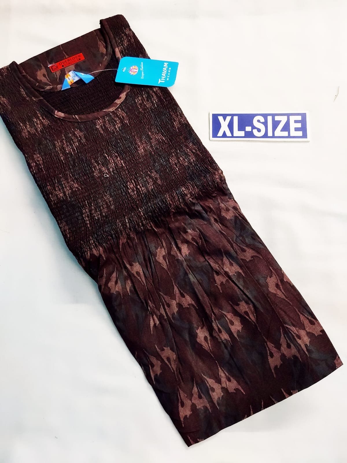 Thavam Smocking Frock Model Nighty