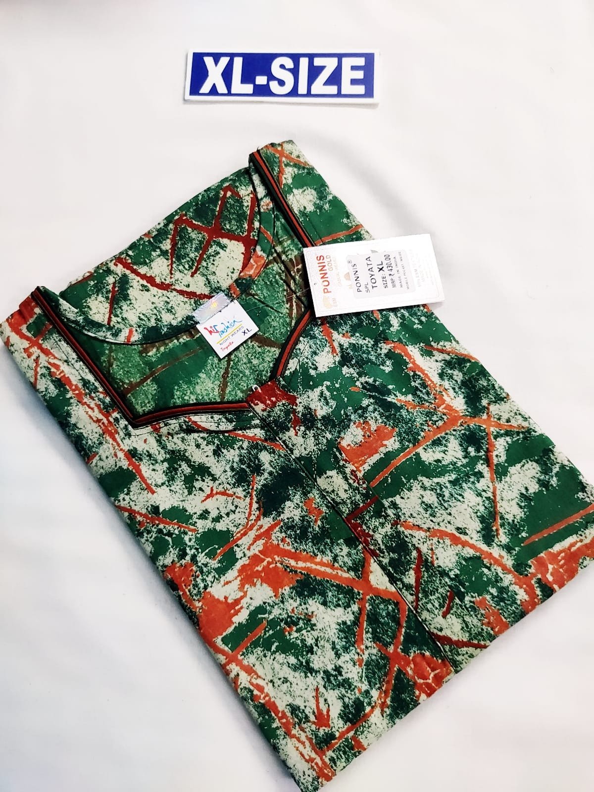 Ponnis Premium Quality Nighty