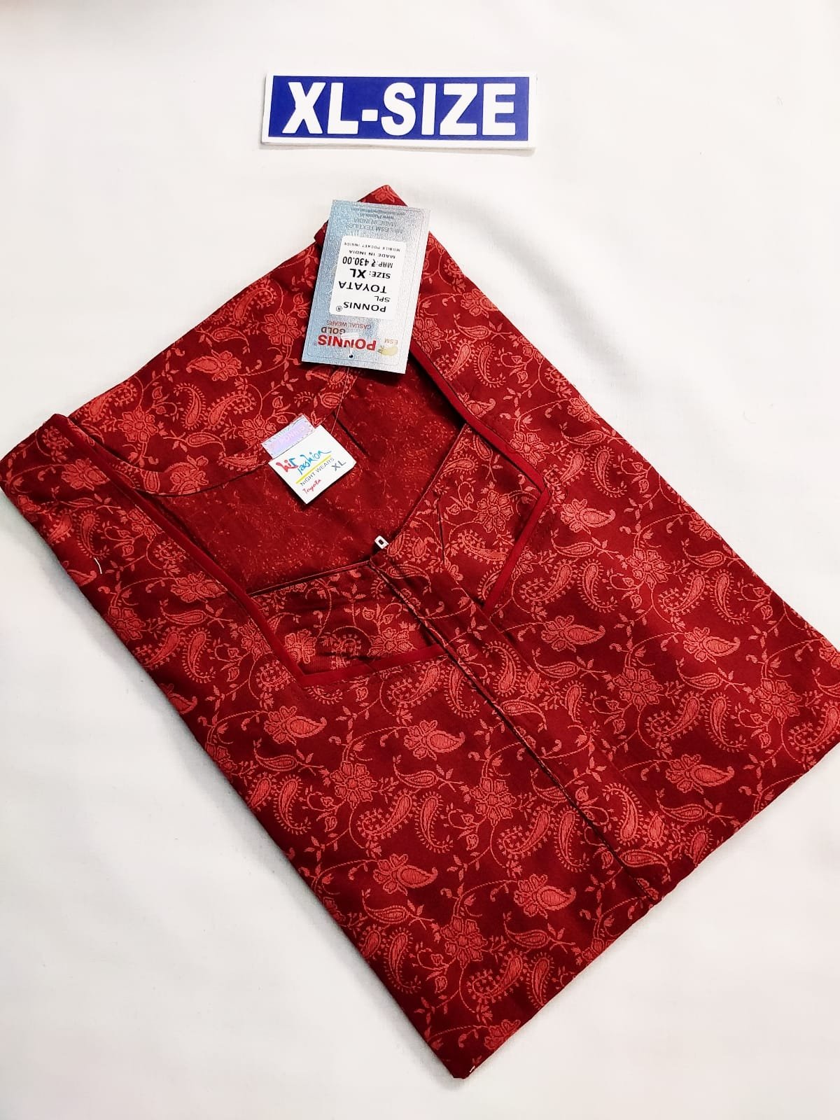 Ponnis Premium Quality Nighty