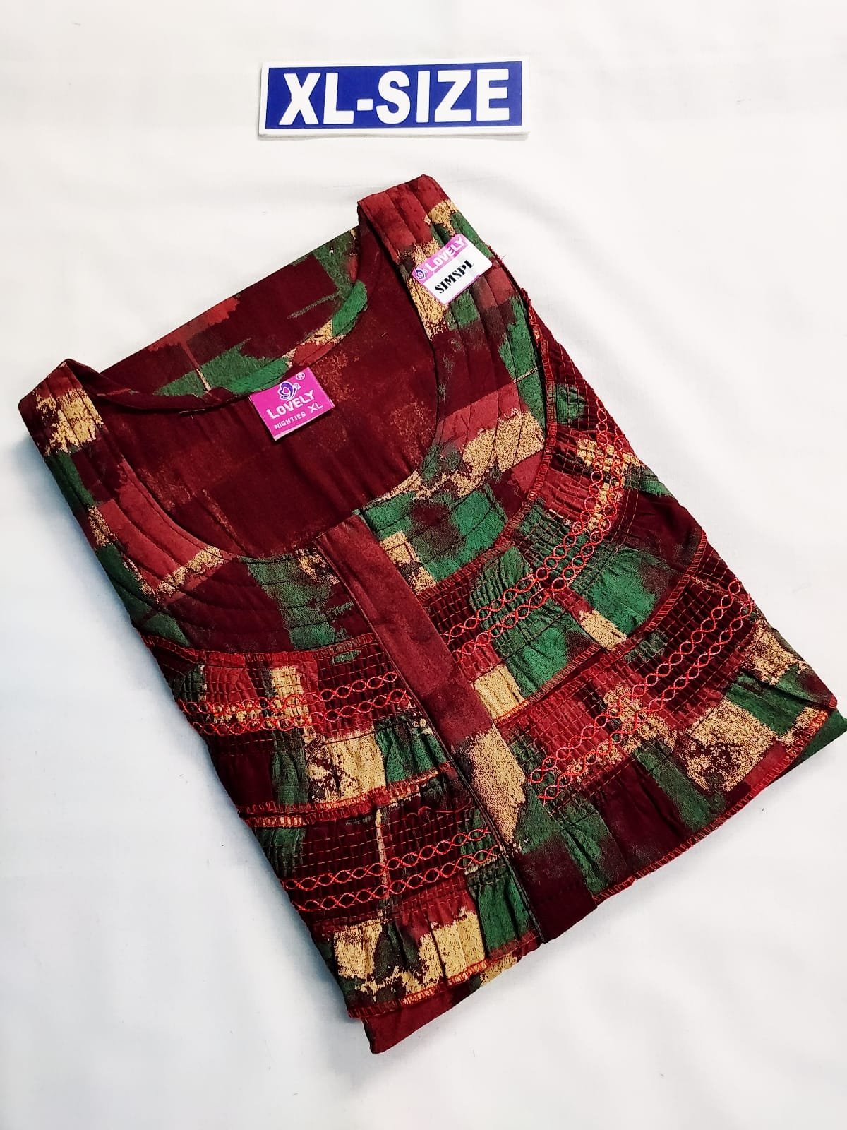 DF-080 Lovely Branded Double Frill Nighty