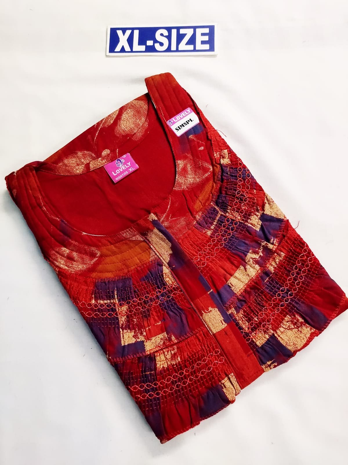 DF-077 Lovely Branded Double Frill Nighty