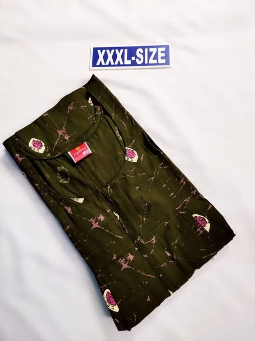 Vikas and Beauty Nighty Dark Green Color