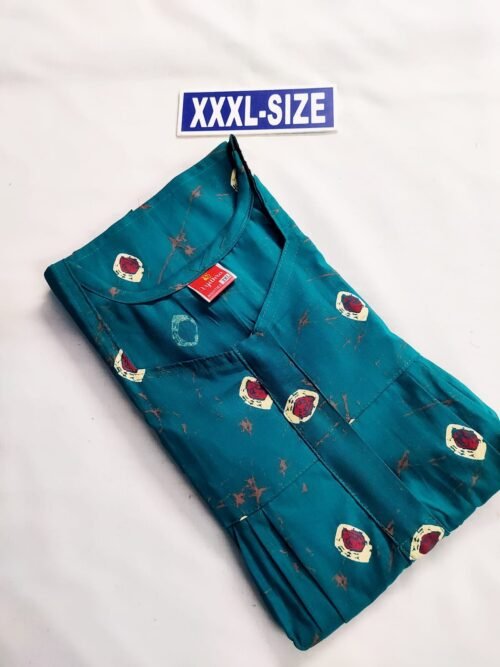 Vikas and Beauty Nighty Peacock Blue