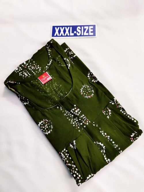 Vikas and Beauty Nighty Dark Green Color (Copy)