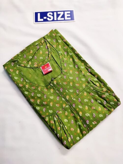 Vikas And Beauty Nighty Light Green Color