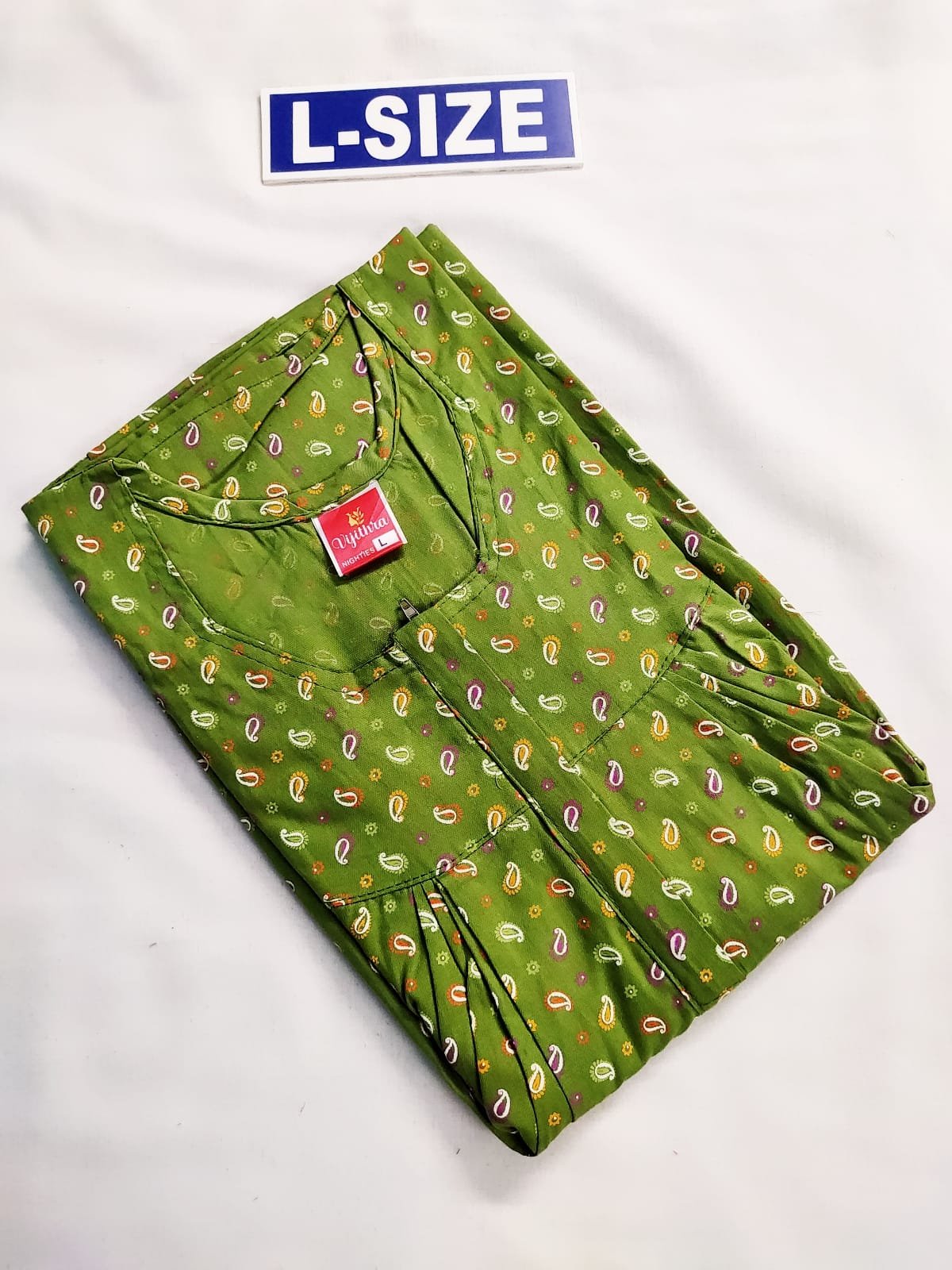 Vikas And Beauty Nighty Light Green Color