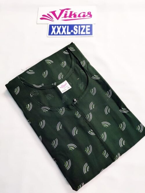 Vikas and Beauty Nighty Green Color