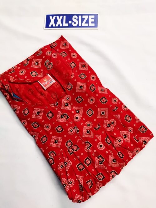 Vikas and Vijithra Nighty Golden Orange Color