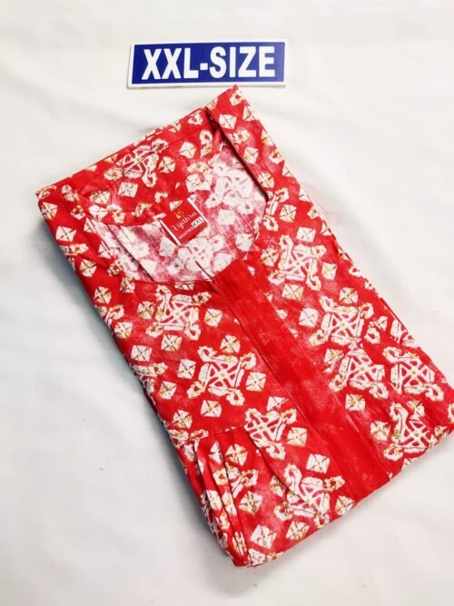 Vikas and Vijithra Nighty Orange Color