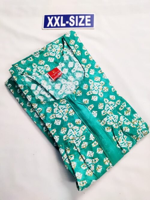 Vikas and Vijithra Nighty Green Color