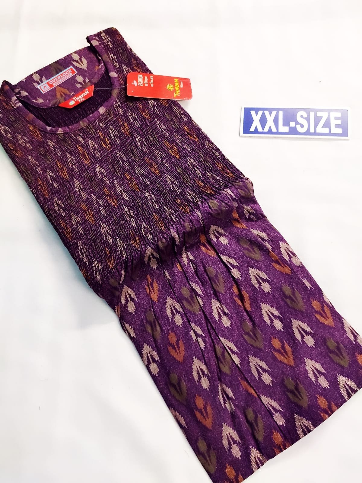 SMF-007 Thavam Smocking Frock Model Nighty