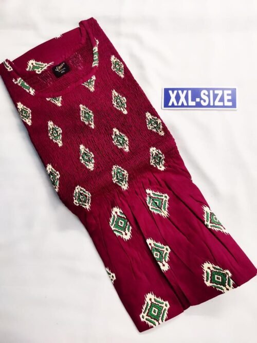 SMF-054 Thavam Smocking Frock Model Nighty