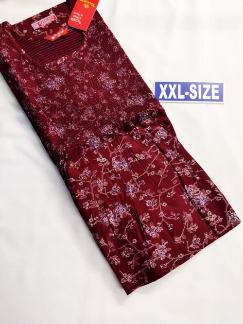 SMF-061 Thavam Smocking Frock Model Nighty