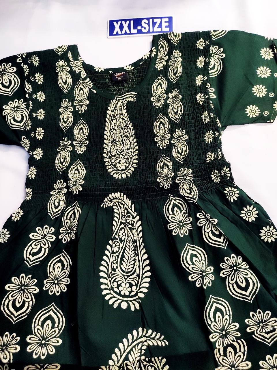 SMF-070 Thavam Smocking Frock Model Nighty